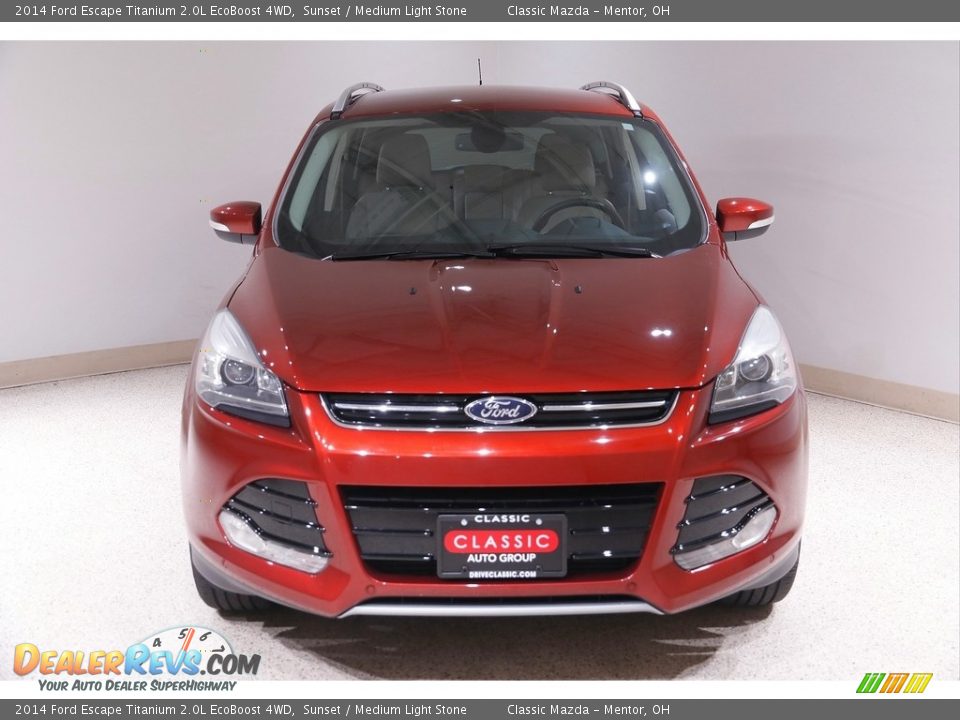 2014 Ford Escape Titanium 2.0L EcoBoost 4WD Sunset / Medium Light Stone Photo #2