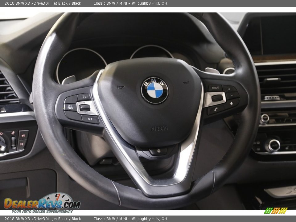 2018 BMW X3 xDrive30i Jet Black / Black Photo #7