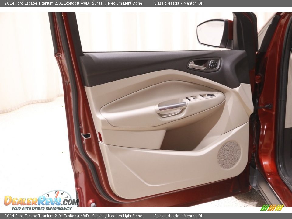 2014 Ford Escape Titanium 2.0L EcoBoost 4WD Sunset / Medium Light Stone Photo #4
