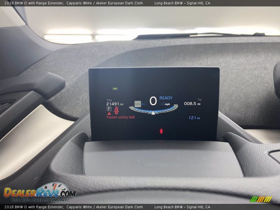 2018 BMW i3 with Range Extender Capparis White / Atelier European Dark Cloth Photo #22