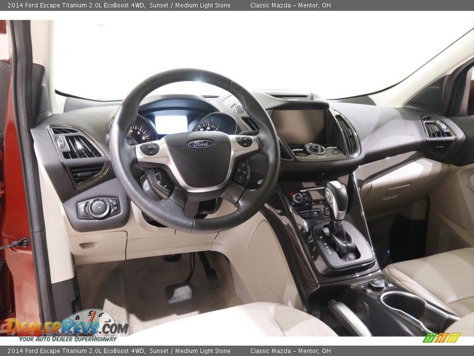 2014 Ford Escape Titanium 2.0L EcoBoost 4WD Sunset / Medium Light Stone Photo #6