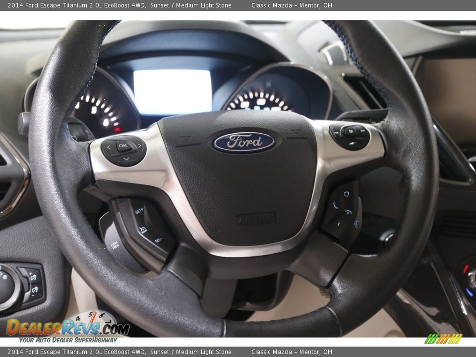 2014 Ford Escape Titanium 2.0L EcoBoost 4WD Sunset / Medium Light Stone Photo #7