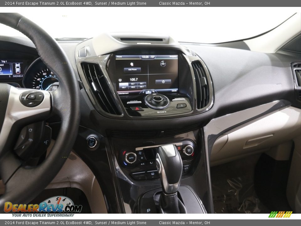 2014 Ford Escape Titanium 2.0L EcoBoost 4WD Sunset / Medium Light Stone Photo #9