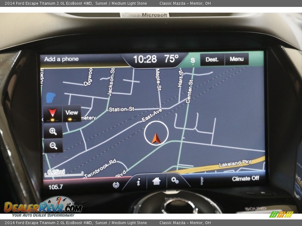 2014 Ford Escape Titanium 2.0L EcoBoost 4WD Sunset / Medium Light Stone Photo #10