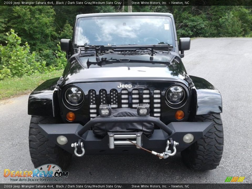 2009 Jeep Wrangler Sahara 4x4 Black / Dark Slate Gray/Medium Slate Gray Photo #3