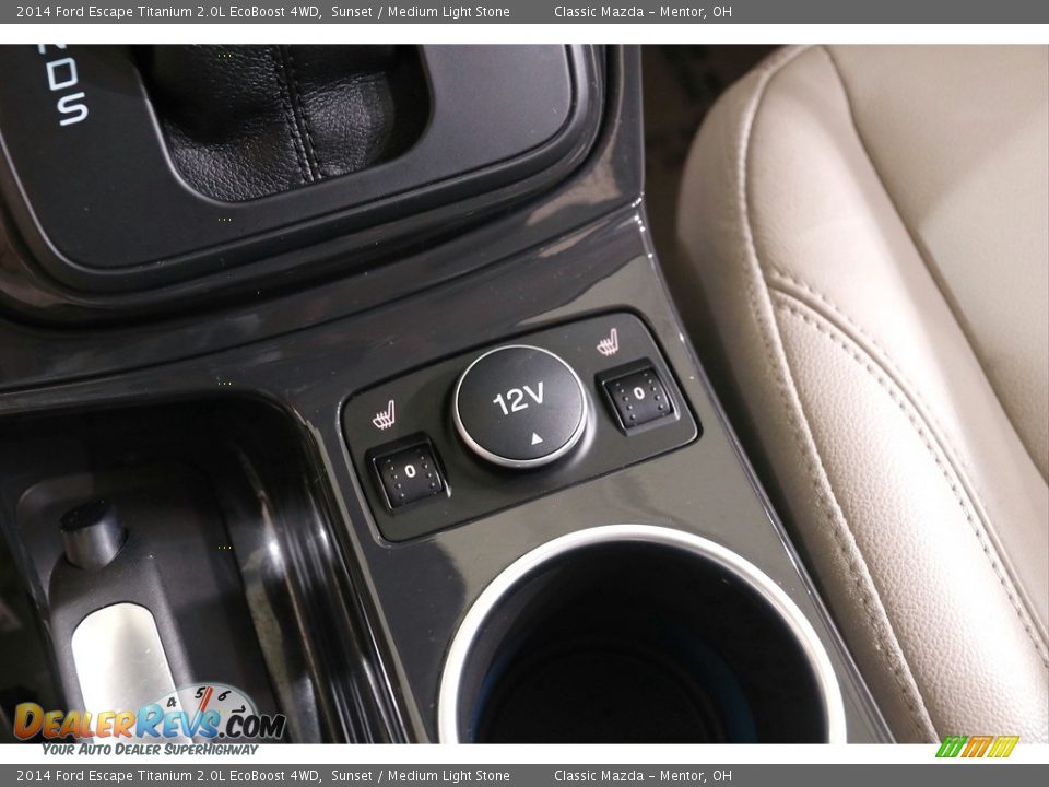 2014 Ford Escape Titanium 2.0L EcoBoost 4WD Sunset / Medium Light Stone Photo #15