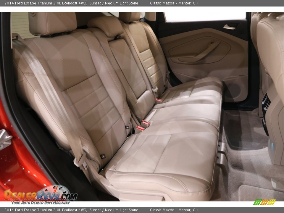 2014 Ford Escape Titanium 2.0L EcoBoost 4WD Sunset / Medium Light Stone Photo #17