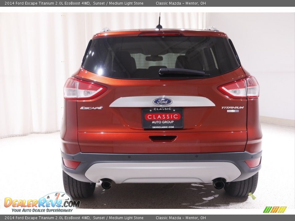 2014 Ford Escape Titanium 2.0L EcoBoost 4WD Sunset / Medium Light Stone Photo #19