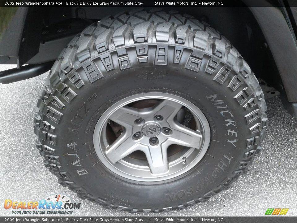 2009 Jeep Wrangler Sahara 4x4 Black / Dark Slate Gray/Medium Slate Gray Photo #9