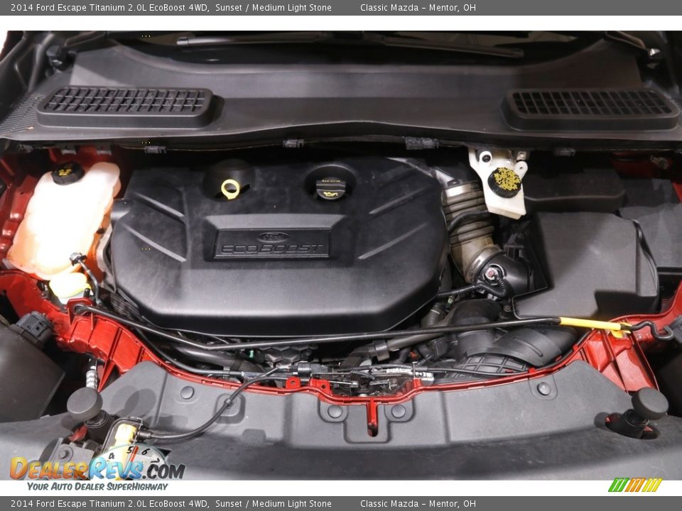 2014 Ford Escape Titanium 2.0L EcoBoost 4WD Sunset / Medium Light Stone Photo #20