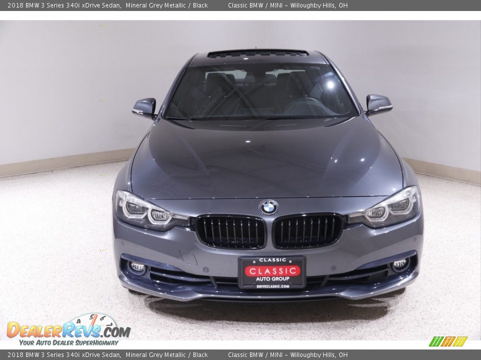 2018 BMW 3 Series 340i xDrive Sedan Mineral Grey Metallic / Black Photo #2