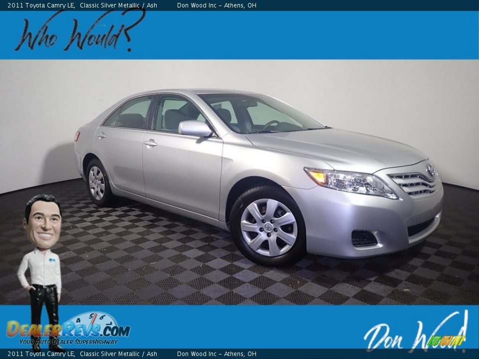 2011 Toyota Camry LE Classic Silver Metallic / Ash Photo #1