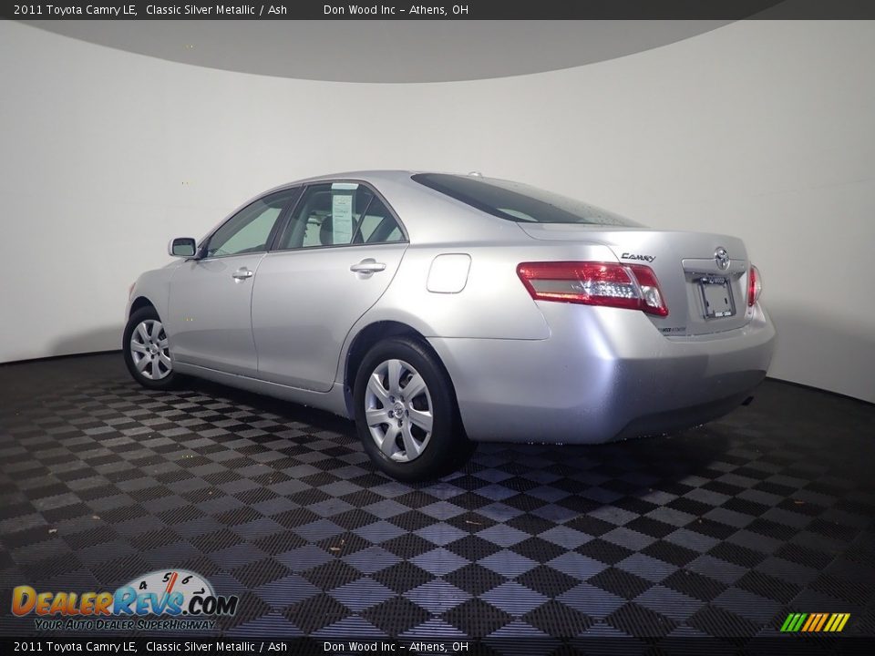 2011 Toyota Camry LE Classic Silver Metallic / Ash Photo #8