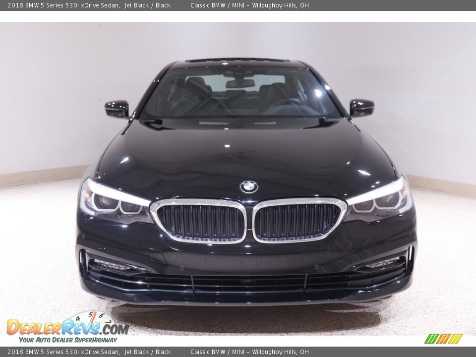 2018 BMW 5 Series 530i xDrive Sedan Jet Black / Black Photo #2