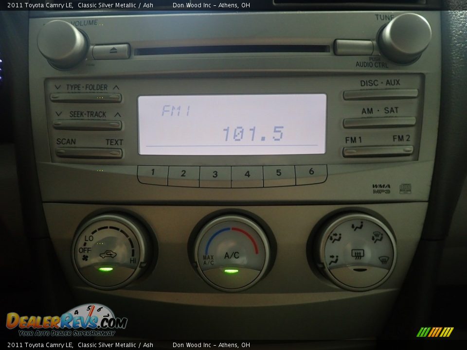 2011 Toyota Camry LE Classic Silver Metallic / Ash Photo #23