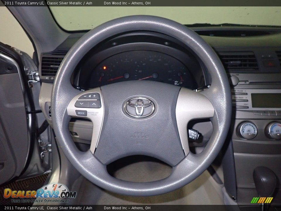2011 Toyota Camry LE Classic Silver Metallic / Ash Photo #24