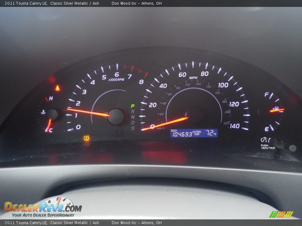 2011 Toyota Camry LE Classic Silver Metallic / Ash Photo #25
