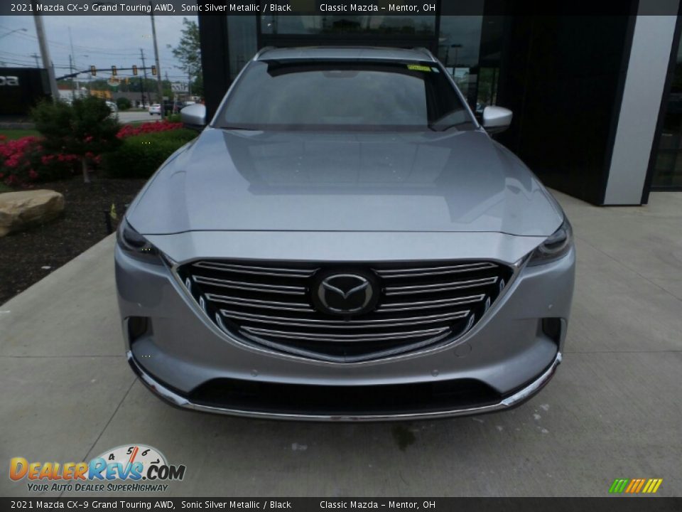 2021 Mazda CX-9 Grand Touring AWD Sonic Silver Metallic / Black Photo #2