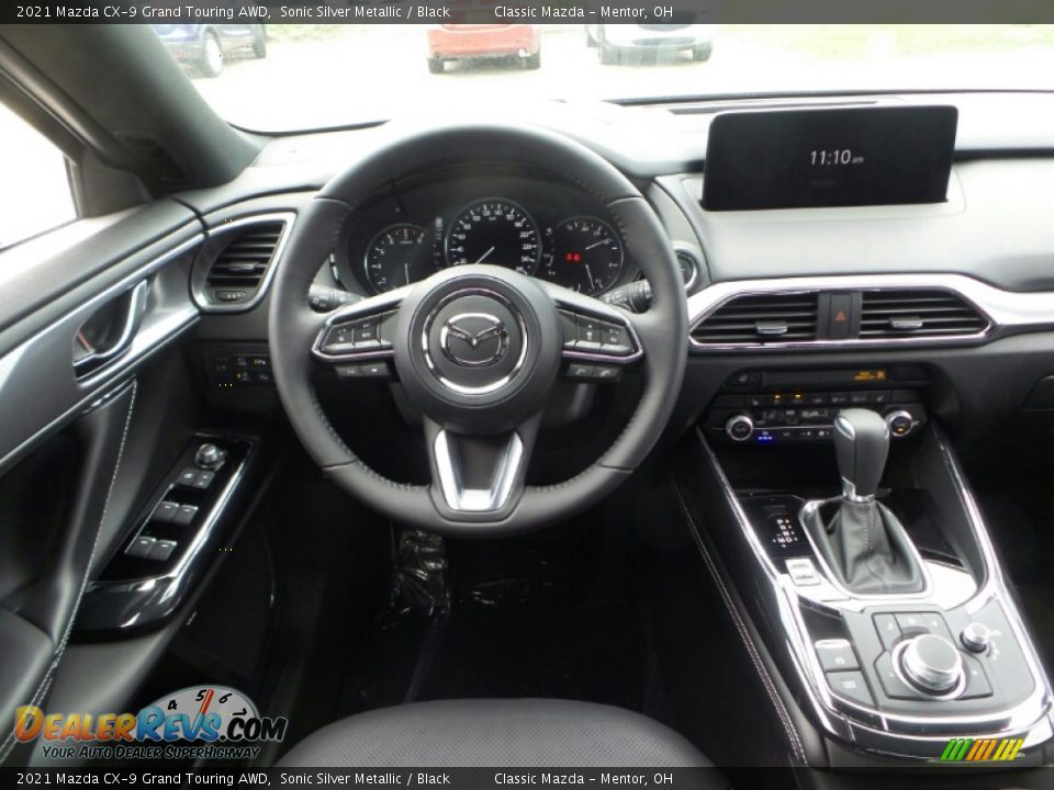 2021 Mazda CX-9 Grand Touring AWD Sonic Silver Metallic / Black Photo #4