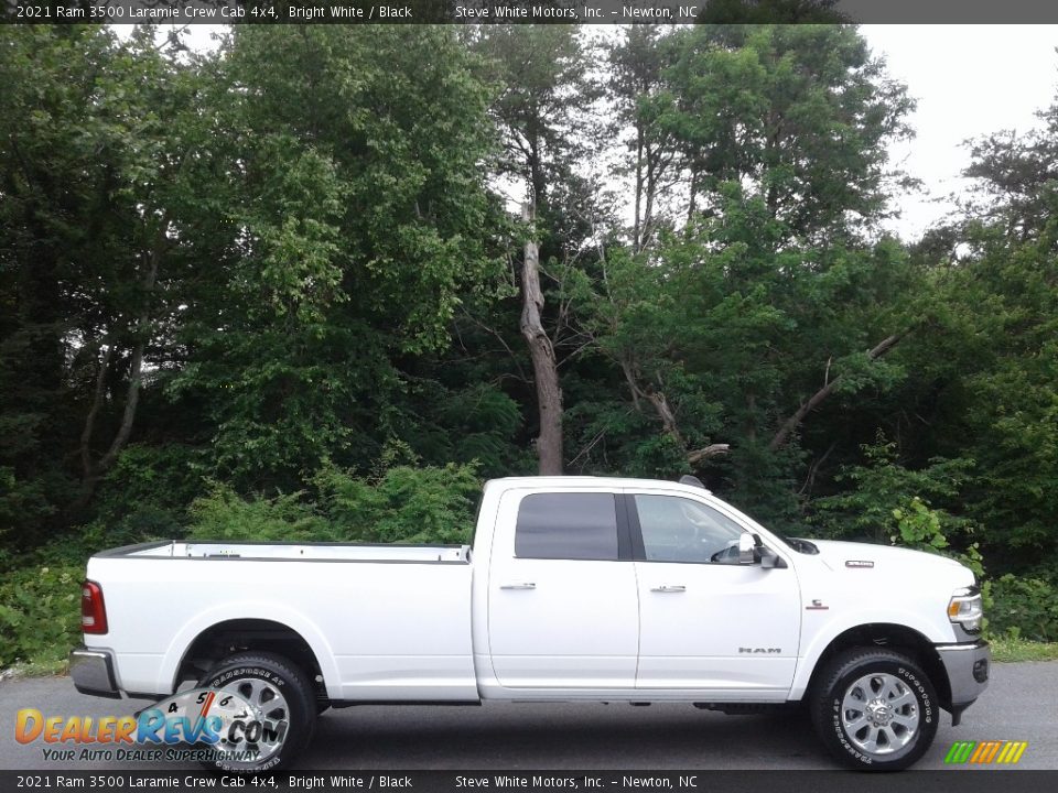 2021 Ram 3500 Laramie Crew Cab 4x4 Bright White / Black Photo #5