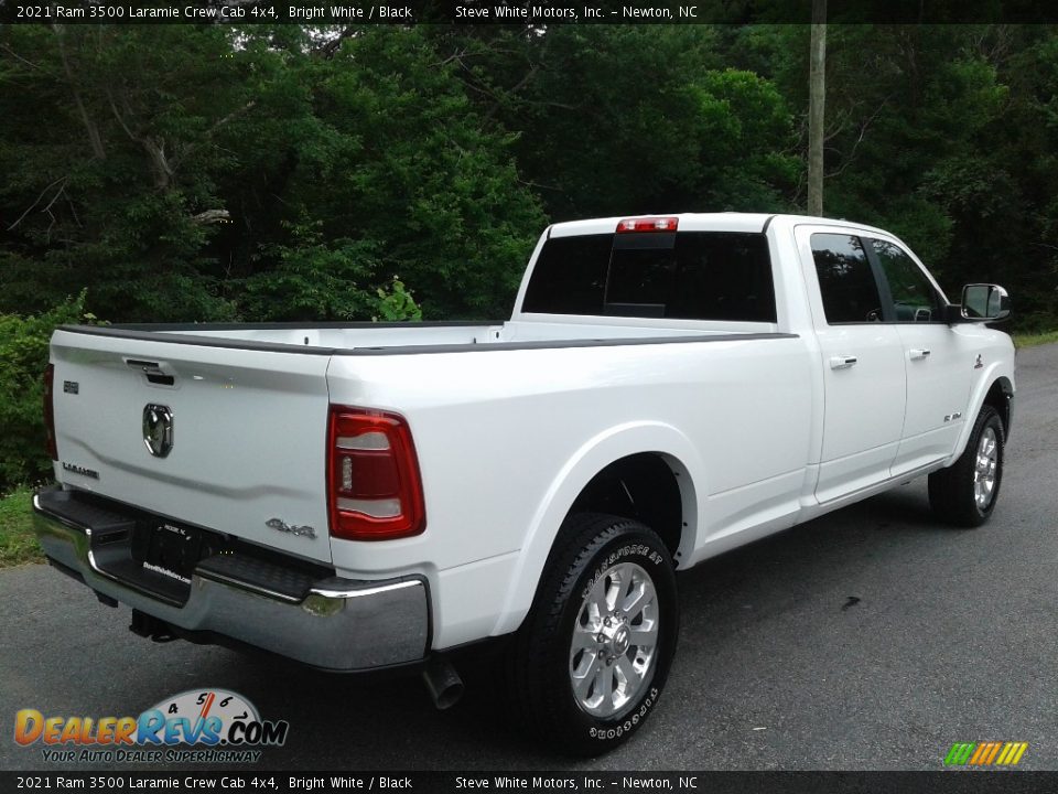 2021 Ram 3500 Laramie Crew Cab 4x4 Bright White / Black Photo #6