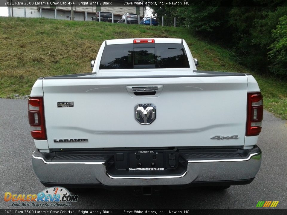 2021 Ram 3500 Laramie Crew Cab 4x4 Bright White / Black Photo #7