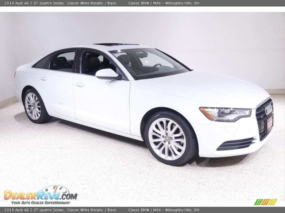 2014 Audi A6 2.0T quattro Sedan Glacier White Metallic / Black Photo #1