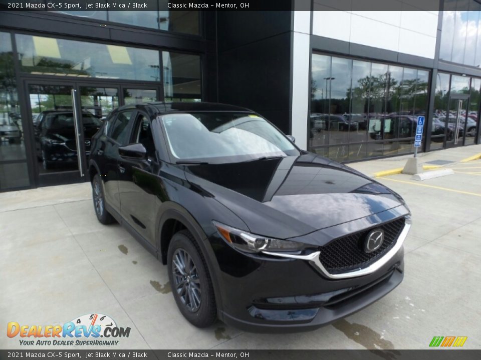 2021 Mazda CX-5 Sport Jet Black Mica / Black Photo #1