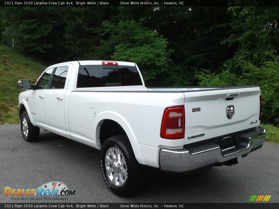 2021 Ram 3500 Laramie Crew Cab 4x4 Bright White / Black Photo #9