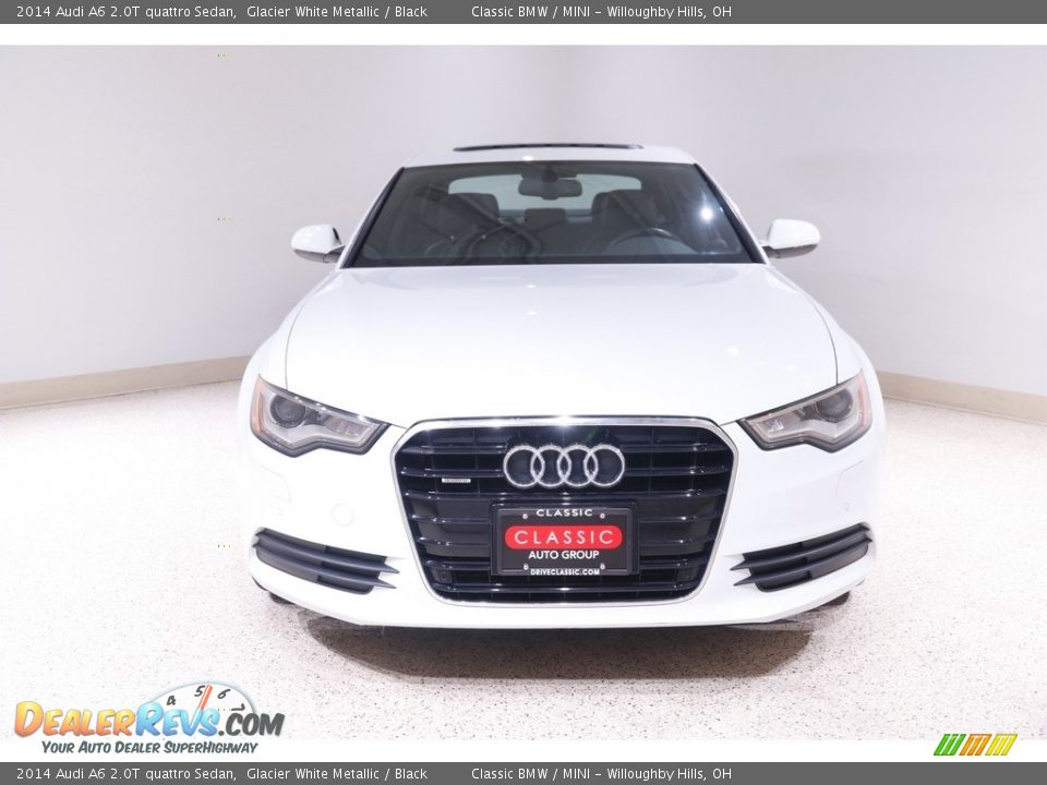 2014 Audi A6 2.0T quattro Sedan Glacier White Metallic / Black Photo #2