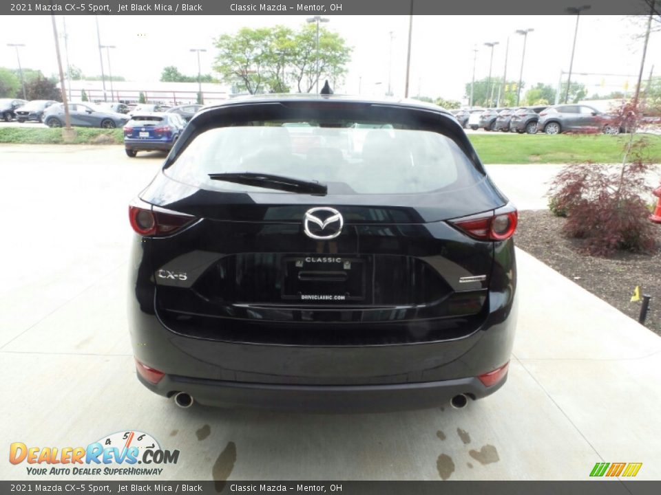 2021 Mazda CX-5 Sport Jet Black Mica / Black Photo #5