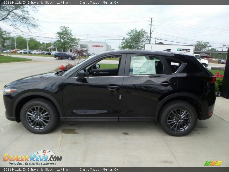 2021 Mazda CX-5 Sport Jet Black Mica / Black Photo #6