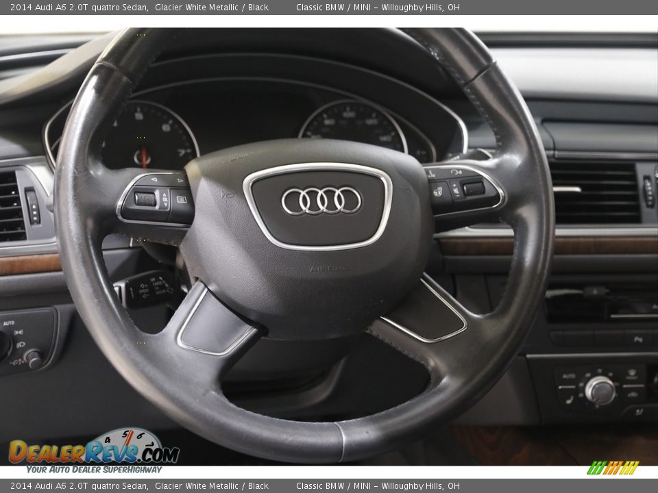 2014 Audi A6 2.0T quattro Sedan Glacier White Metallic / Black Photo #7