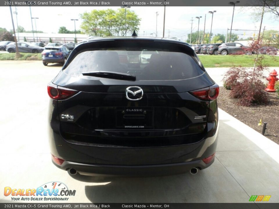 2021 Mazda CX-5 Grand Touring AWD Jet Black Mica / Black Photo #5