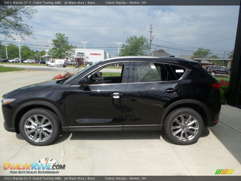 2021 Mazda CX-5 Grand Touring AWD Jet Black Mica / Black Photo #6