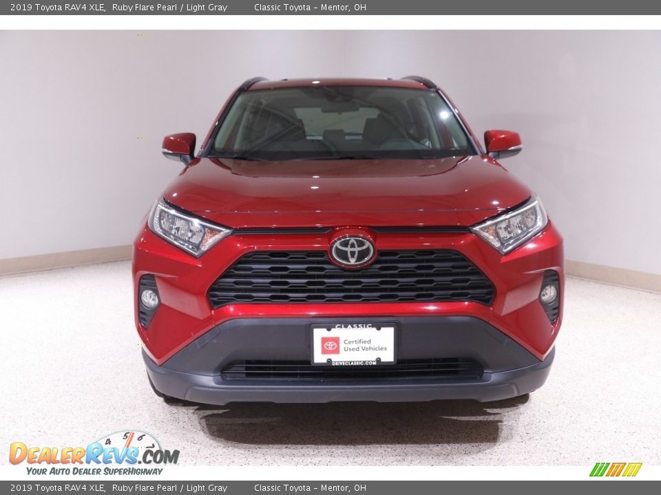 2019 Toyota RAV4 XLE Ruby Flare Pearl / Light Gray Photo #2