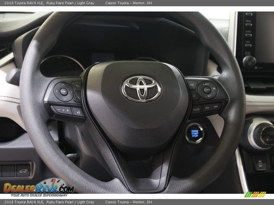 2019 Toyota RAV4 XLE Ruby Flare Pearl / Light Gray Photo #7