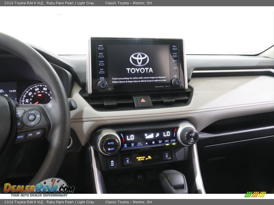 2019 Toyota RAV4 XLE Ruby Flare Pearl / Light Gray Photo #9
