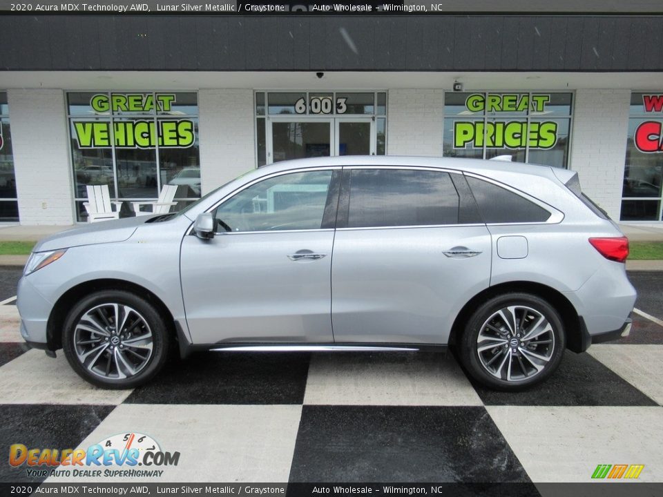 2020 Acura MDX Technology AWD Lunar Silver Metallic / Graystone Photo #1