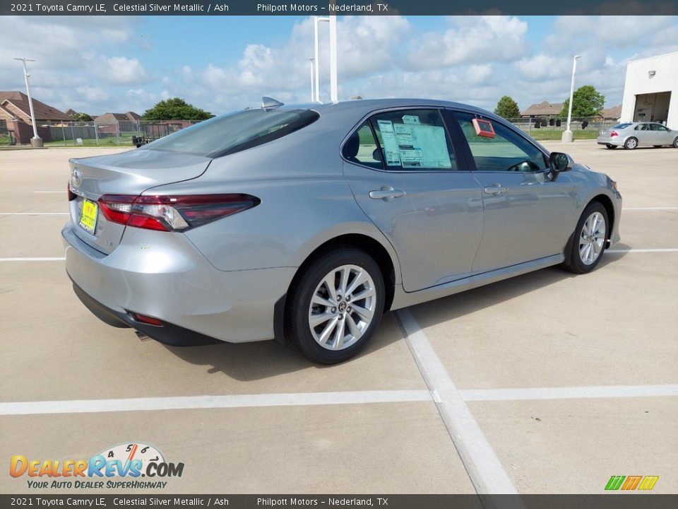 2021 Toyota Camry LE Celestial Silver Metallic / Ash Photo #3