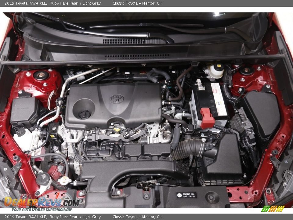 2019 Toyota RAV4 XLE Ruby Flare Pearl / Light Gray Photo #18