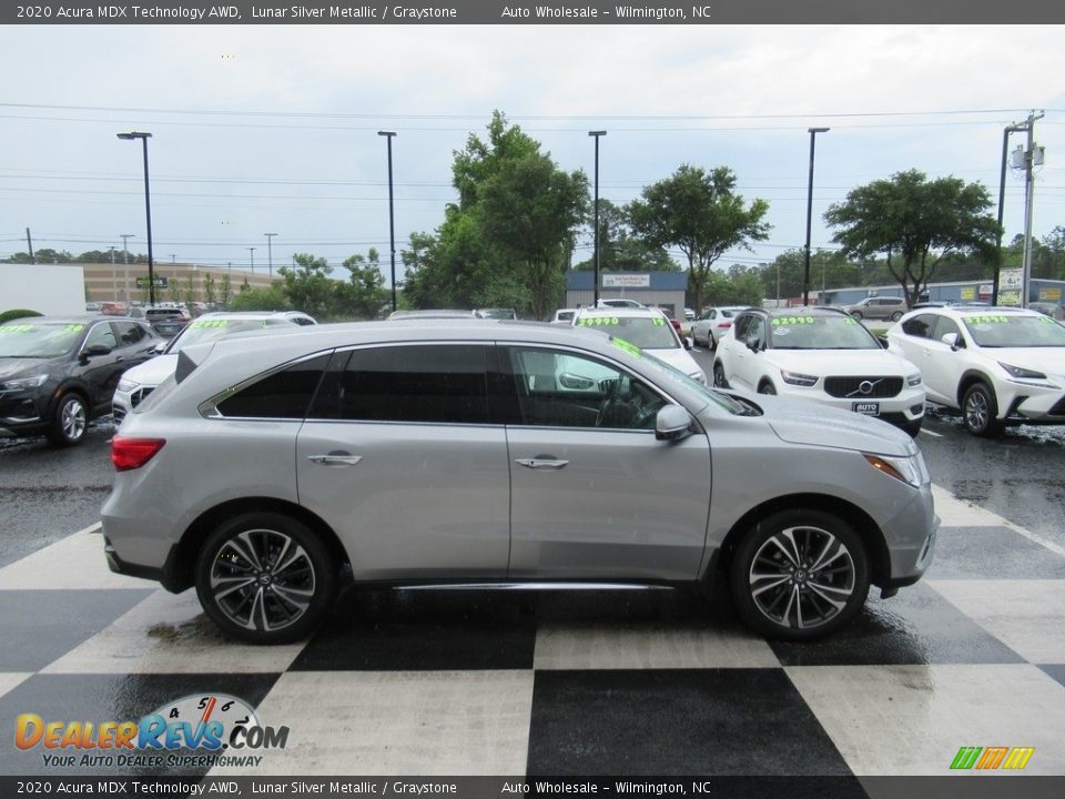 2020 Acura MDX Technology AWD Lunar Silver Metallic / Graystone Photo #3