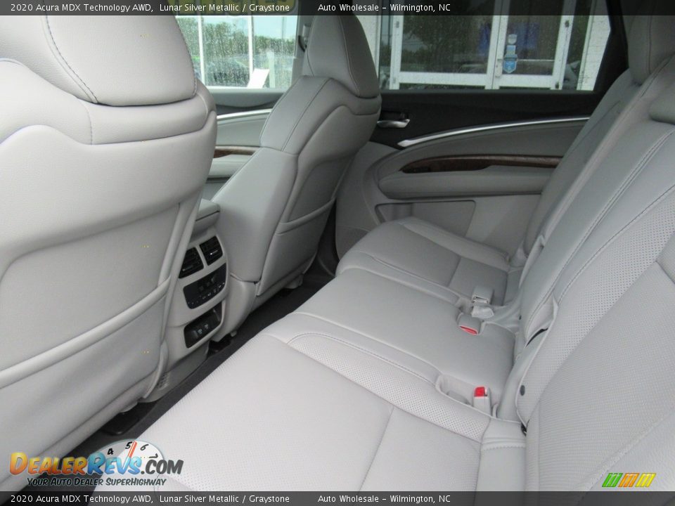 Rear Seat of 2020 Acura MDX Technology AWD Photo #10