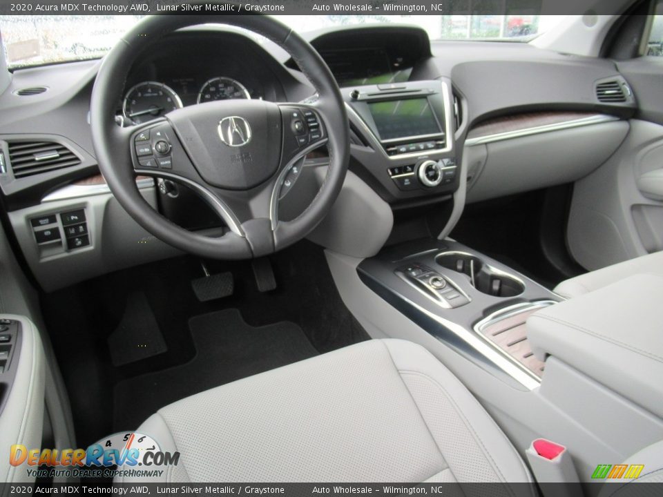 Graystone Interior - 2020 Acura MDX Technology AWD Photo #14