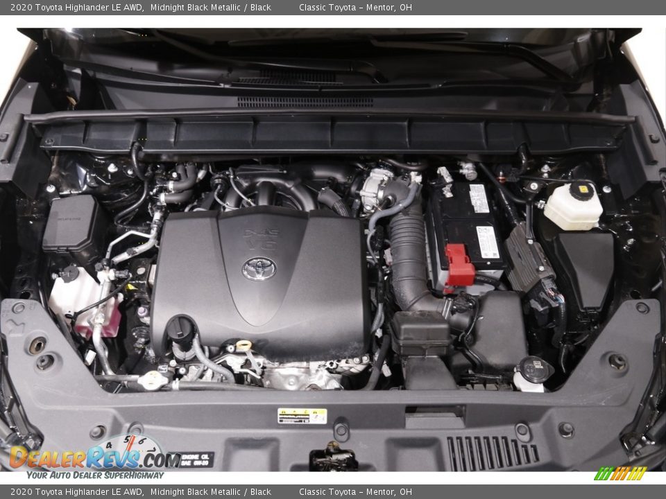 2020 Toyota Highlander LE AWD Midnight Black Metallic / Black Photo #20