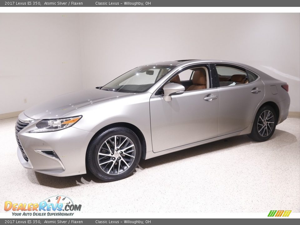 2017 Lexus ES 350 Atomic Silver / Flaxen Photo #3