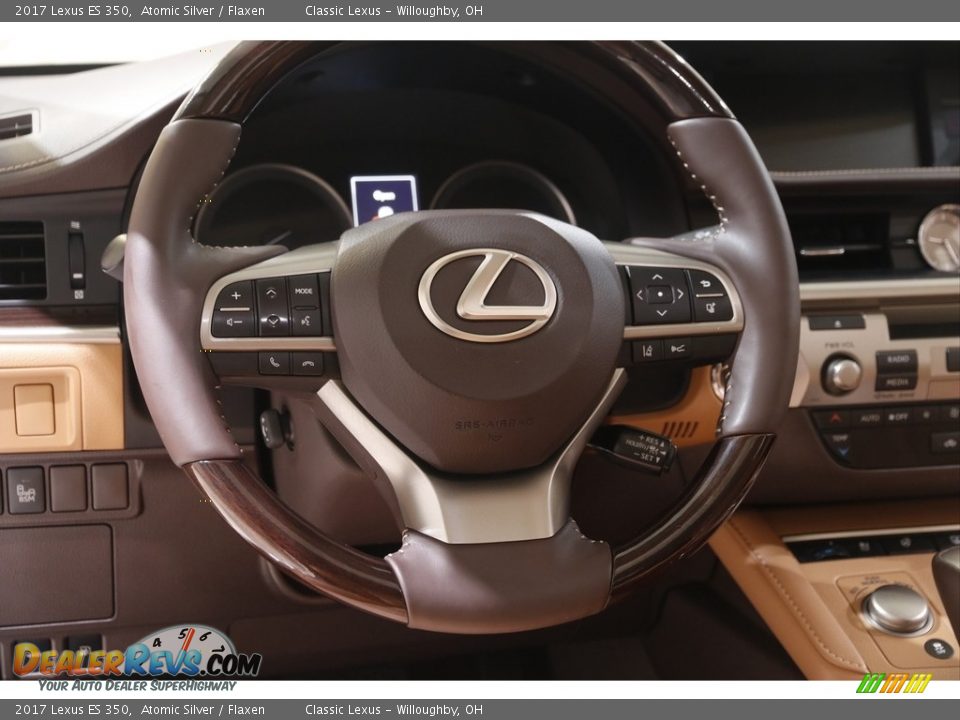 2017 Lexus ES 350 Atomic Silver / Flaxen Photo #7