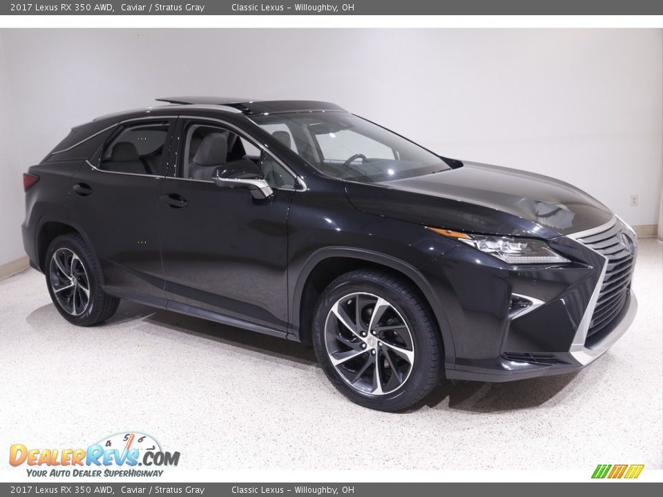 2017 Lexus RX 350 AWD Caviar / Stratus Gray Photo #1