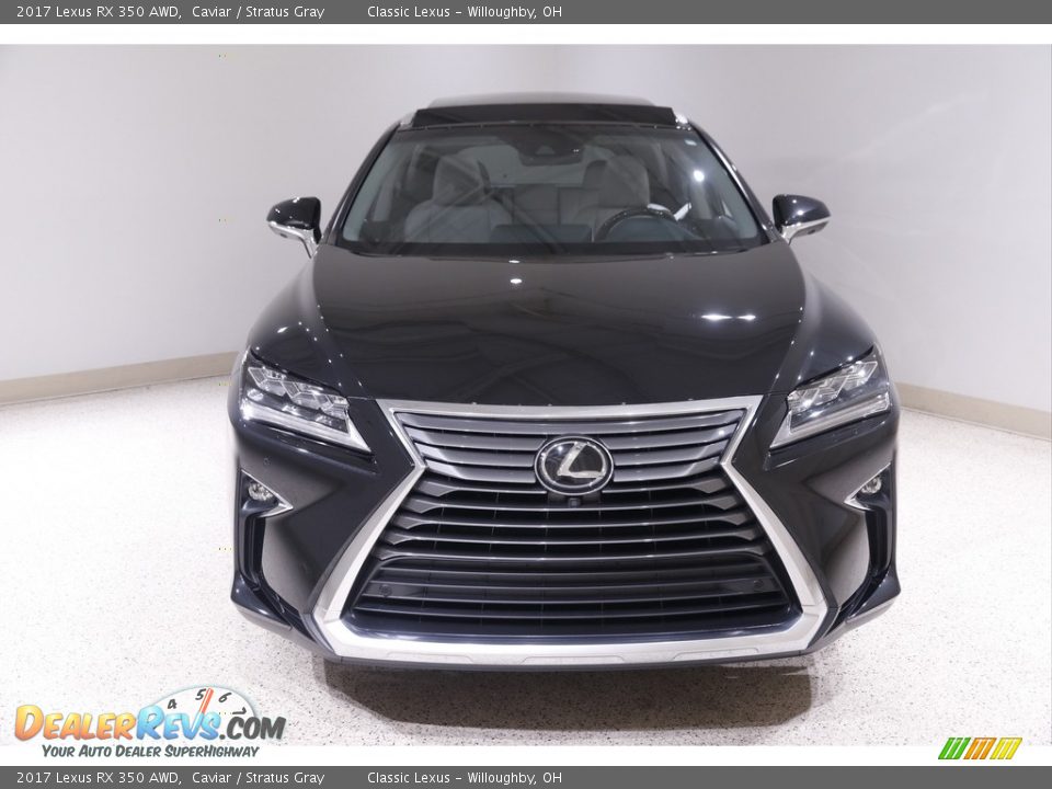 2017 Lexus RX 350 AWD Caviar / Stratus Gray Photo #2