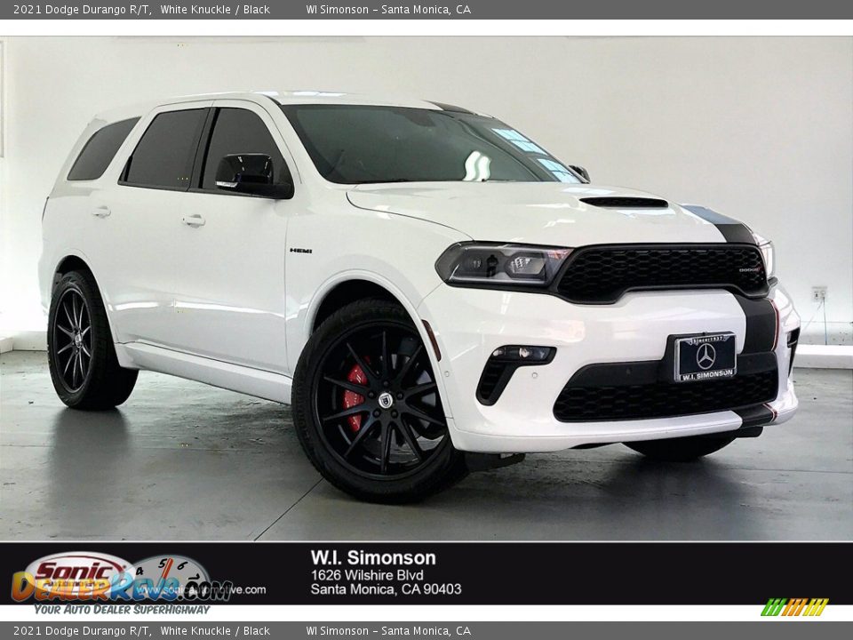 2021 Dodge Durango R/T White Knuckle / Black Photo #1